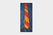 Red & Orange Stripped Tie